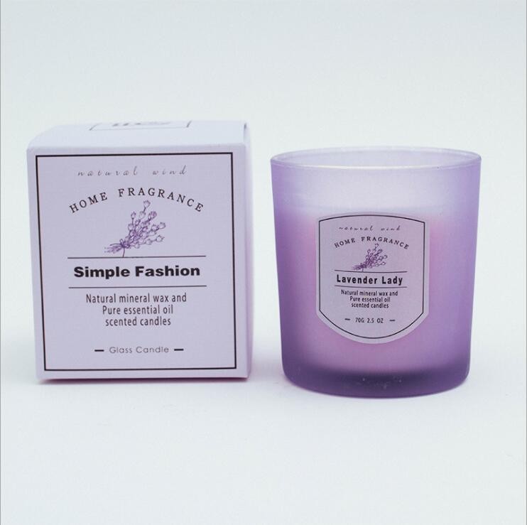 Private Natural Soy Wax Factory Custom Aromatherapy Scented Candles for Bulk