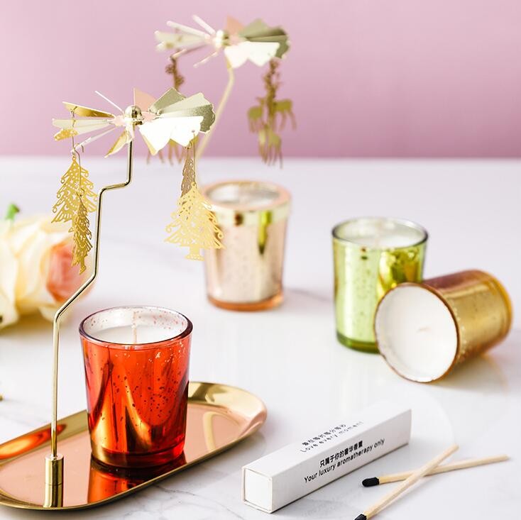 Scents Beewax in Silver Cande Jar with Customized Packing