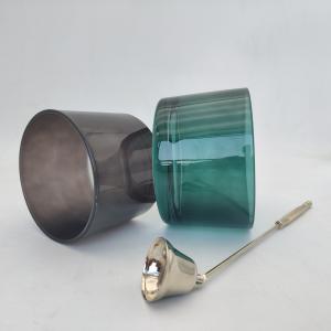 Suppliers Unique Vintage Luxury Colored Empty Glass Candle Jars