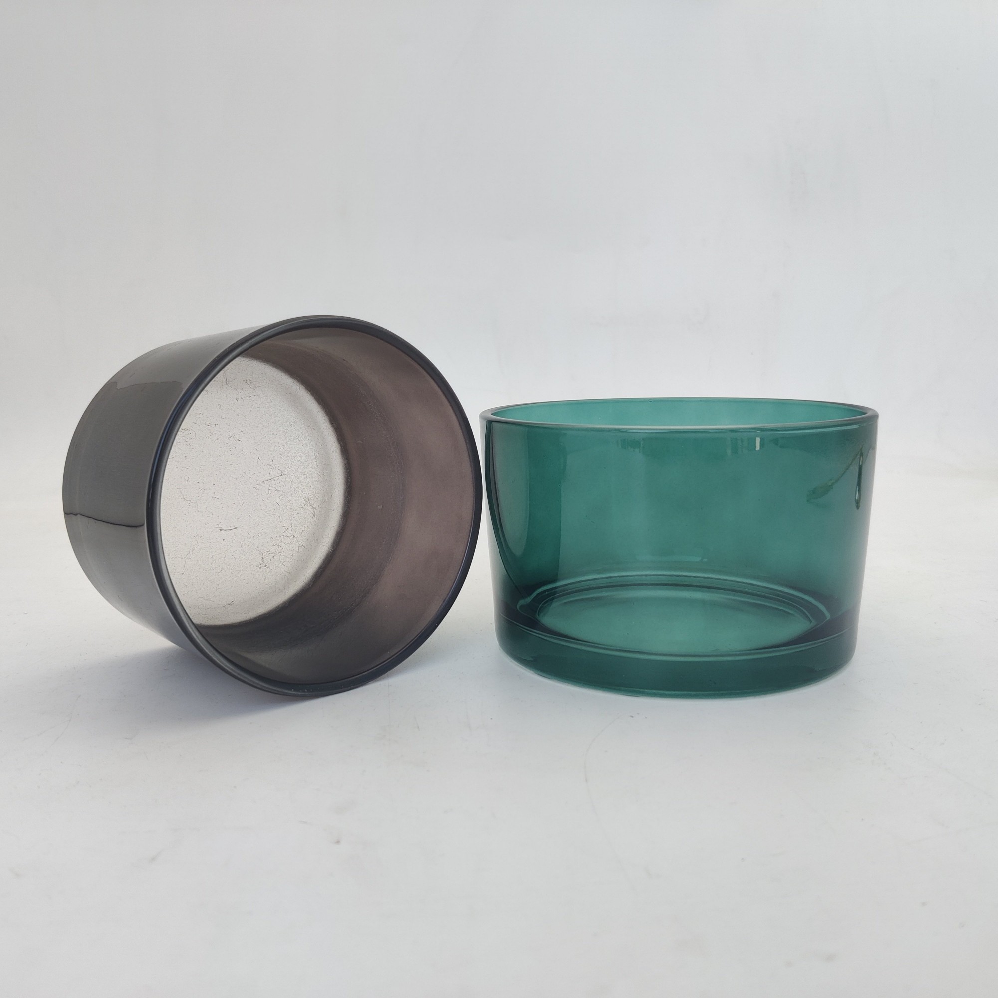 Suppliers Unique Vintage Luxury Colored Empty Glass Candle Jars