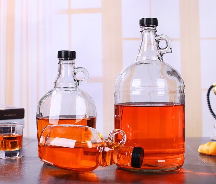 Wholesale 1L 2L 3L 5L Giant Glass Wine Bottle