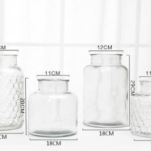 Wholesale Cheap Cylinder Vase Glass Flower Vase Glass Colorful Glass Vase