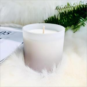 Wholesale Cheap Price Ivory Fragrance Round Ceramic Candle Jar with Bamboo Lid