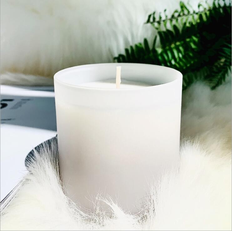 Wholesale Cheap Price Ivory Fragrance Round Ceramic Candle Jar with Bamboo Lid