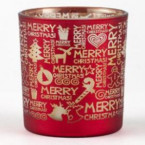 Wholesale Christmas Decorative Scented Soy Candle in Glass Jar with Gift Box