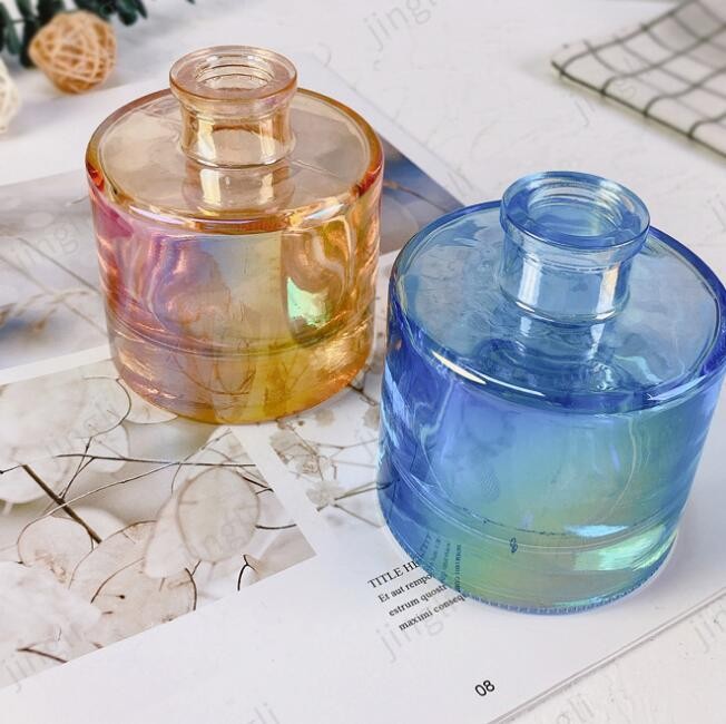 Wholesale Empty Glass Perfume Diffuser with Printing Flower