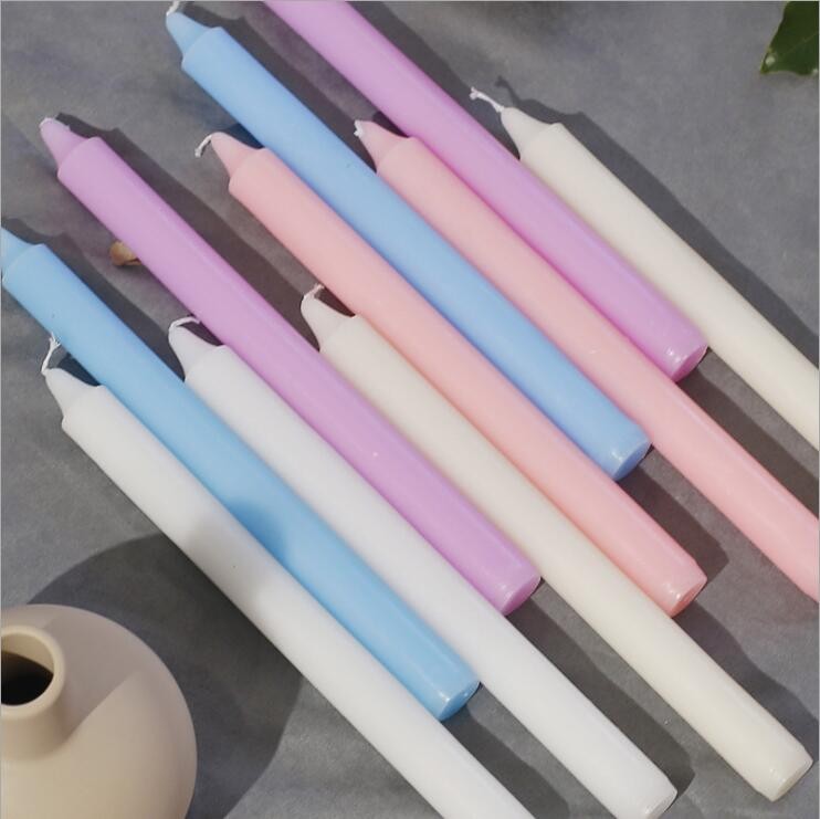 Wholesale New Spiral Taper Candle Table Wedding Long Candles Wax Set of 4