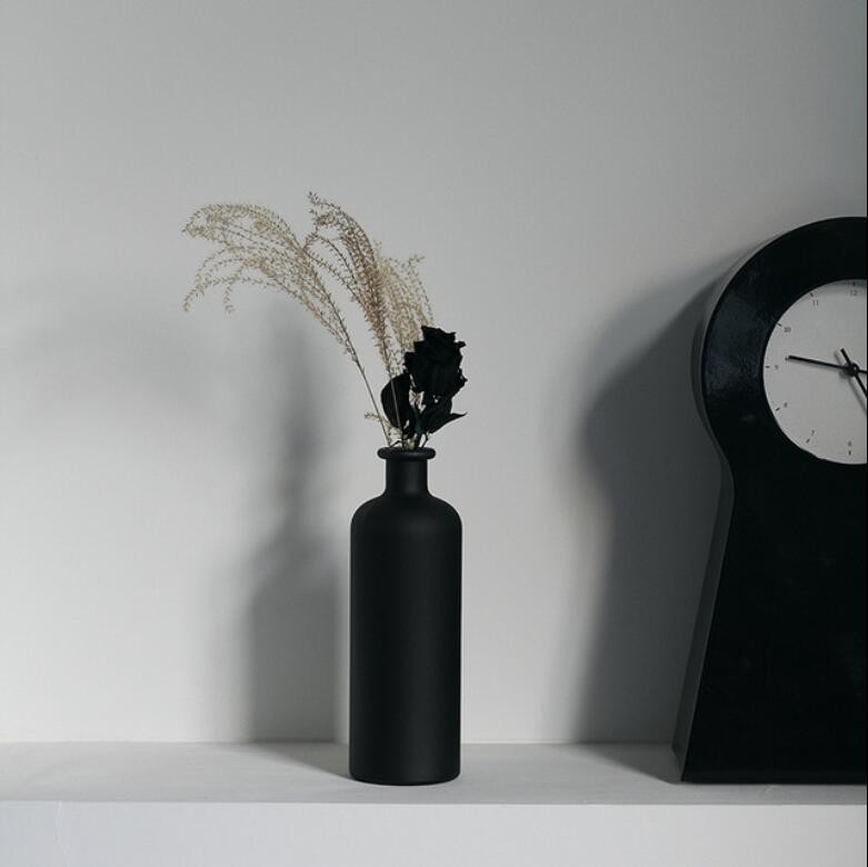 Wholesale Nordic Tabletop Decoration Home Spray Flower Bottle Glass Vase