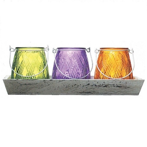 Wholesale Clear Heat Resistant Glass Candle Jars
