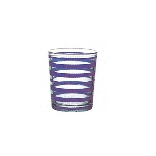 Wholesale Glass Candle Jars And Different Stripe Of Candle Jar