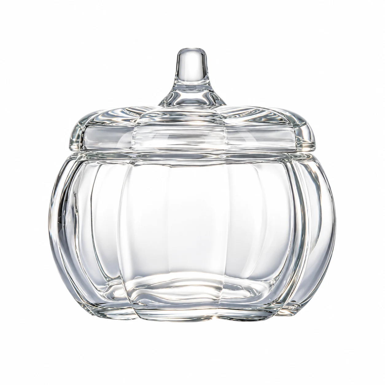 275ml Pumpkin Glass Candle Jar with Glass Lid — product detail