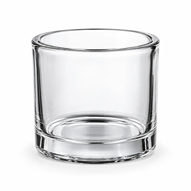 275ml Thick-Wall Glass Candle Jar — clear glass