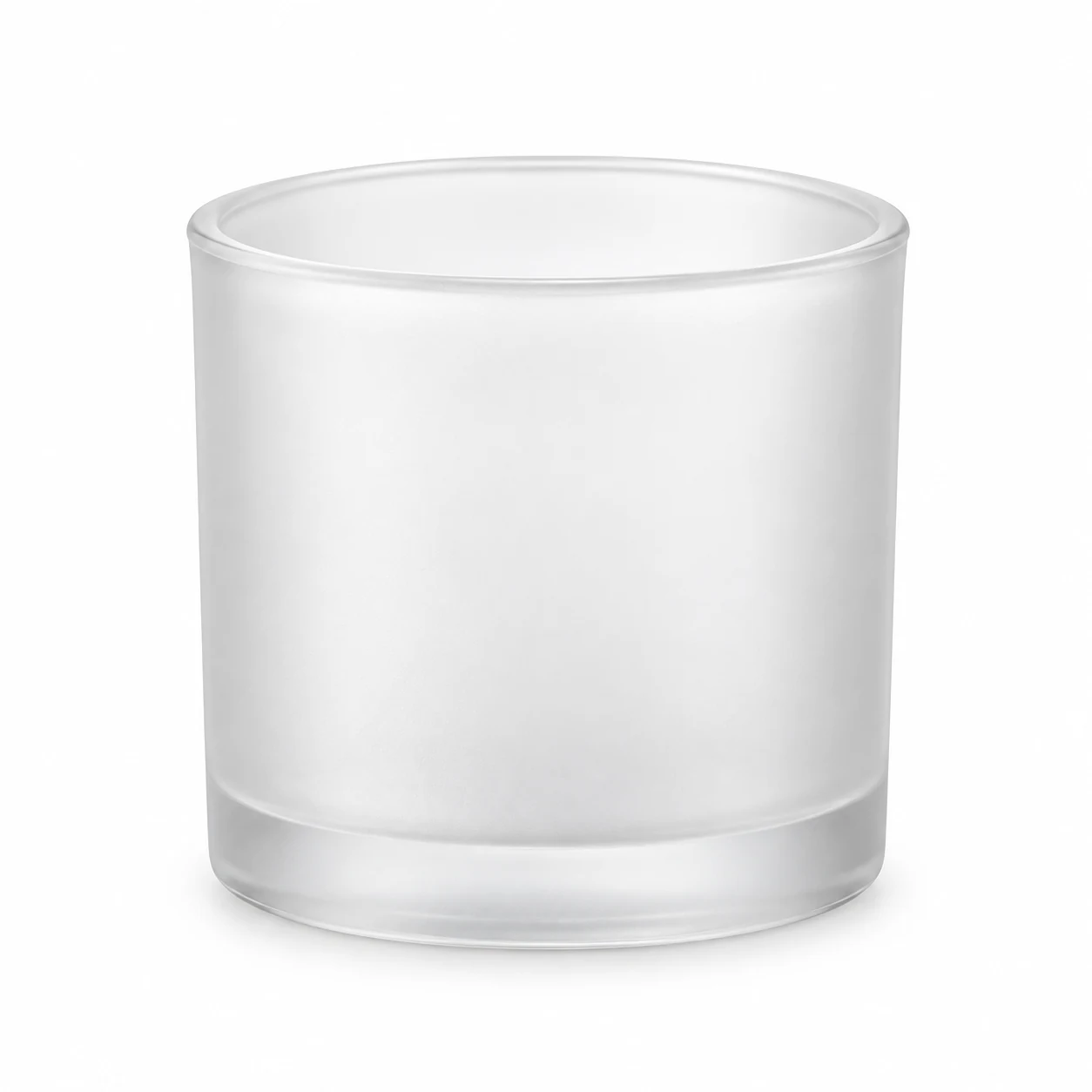 275ml Thick-Wall Glass Candle Jar — frosted glass