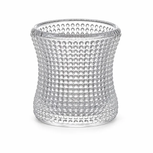 90ml Hobnail Glass Candle Holder - VSS-CH-08 — design a — clear