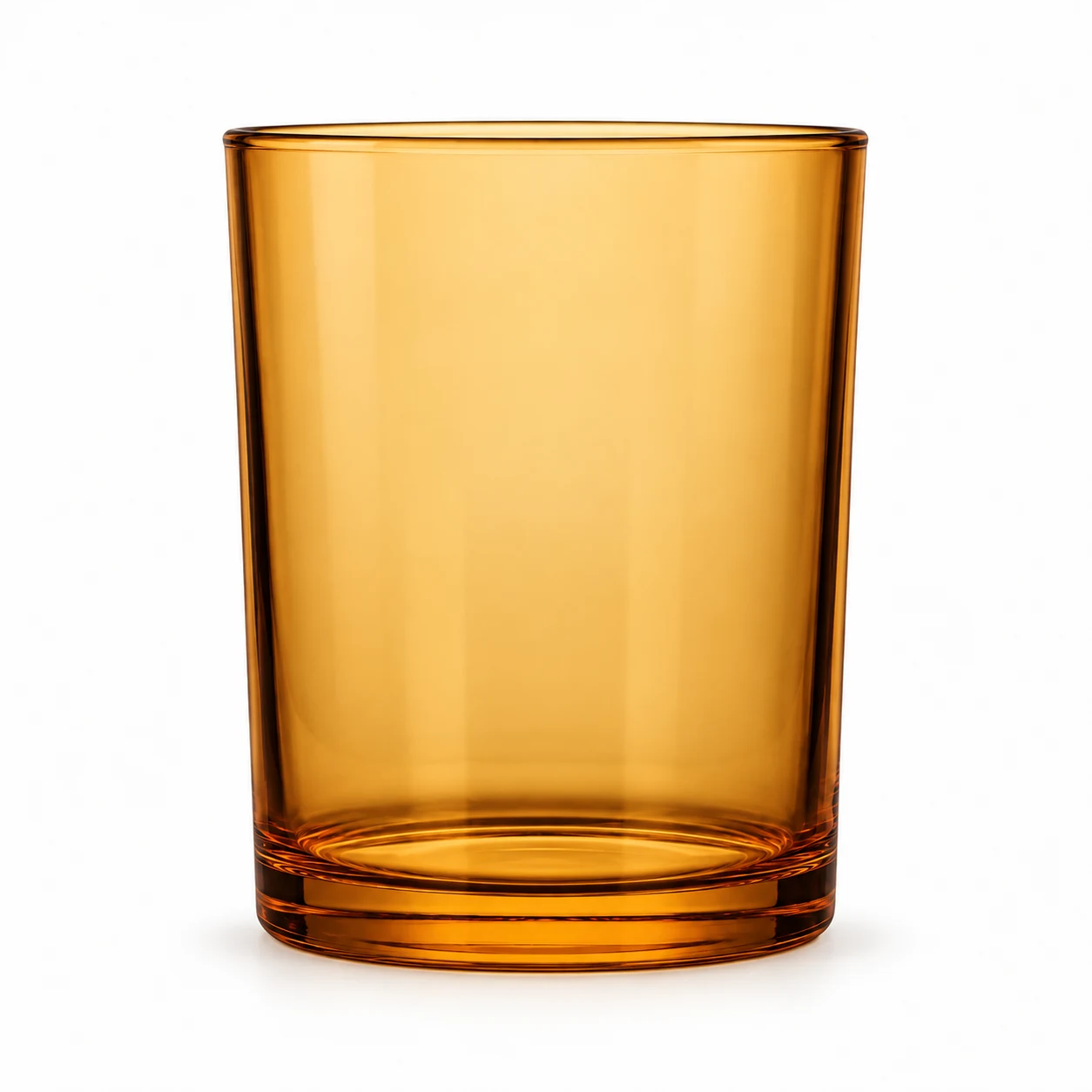 210ml Straight-Sided Glass Candle Jar (VSS-CJ-013) — amber