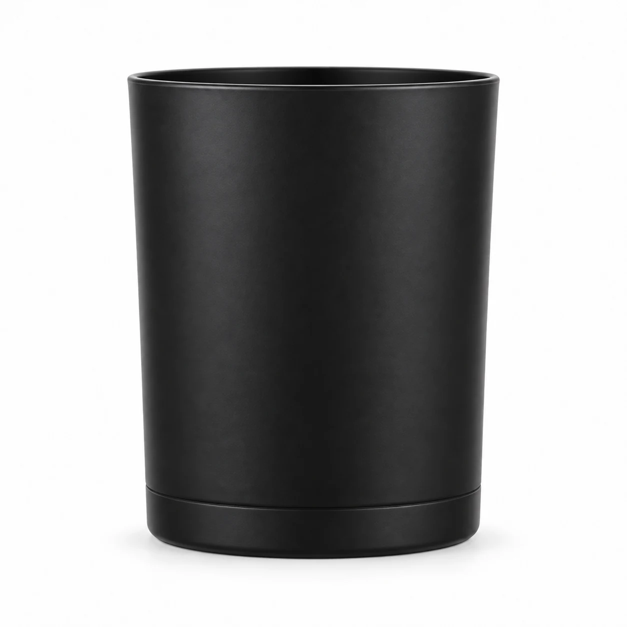 210ml Straight-Sided Glass Candle Jar (VSS-CJ-013) — black