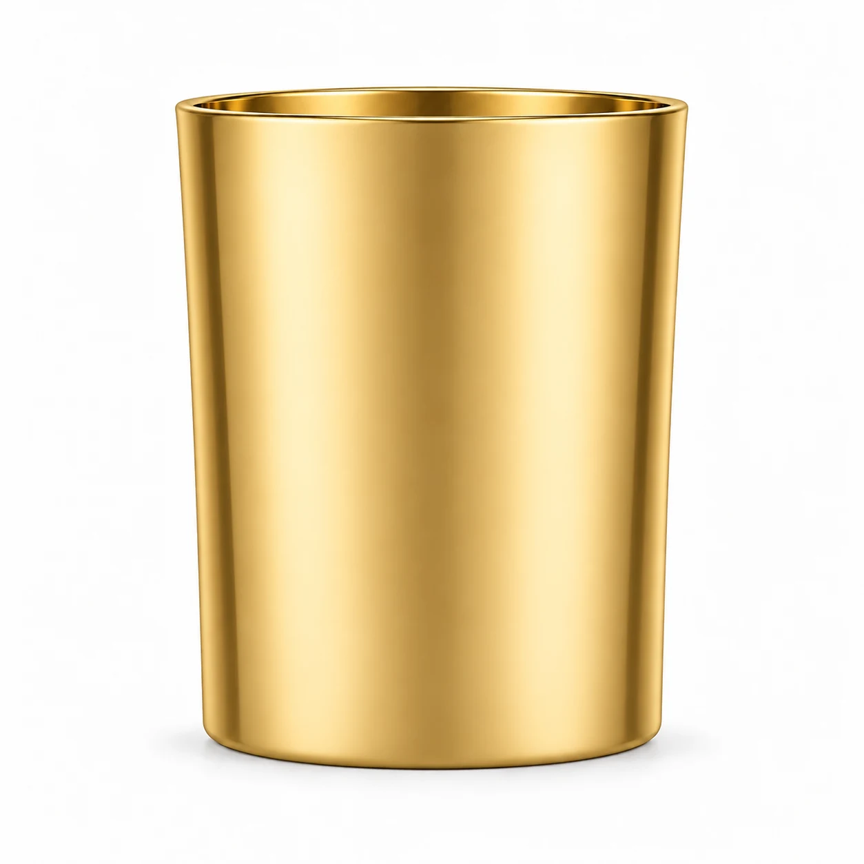 210ml Straight-Sided Glass Candle Jar (VSS-CJ-013) — gold