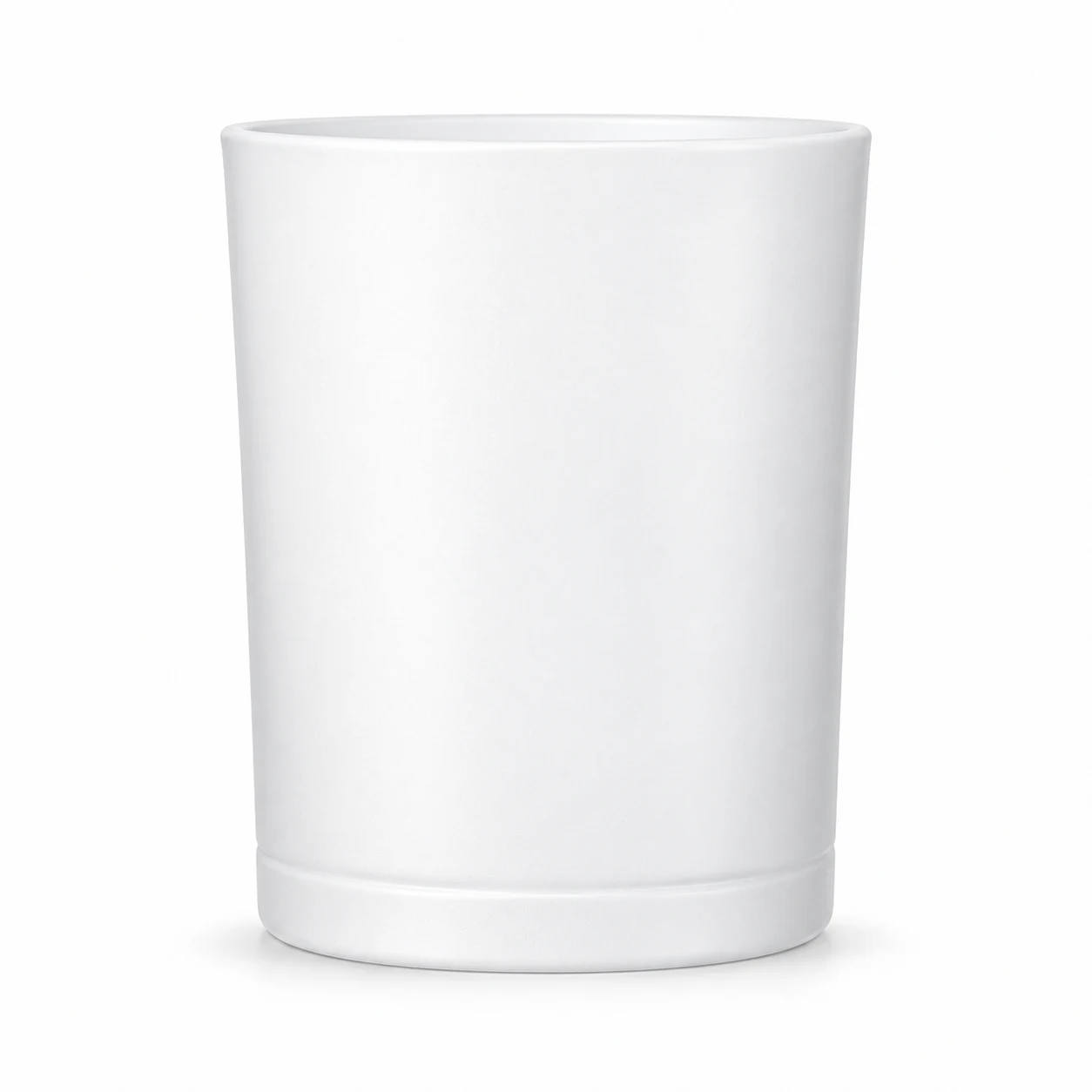 210ml Straight-Sided Glass Candle Jar (VSS-CJ-013) — white