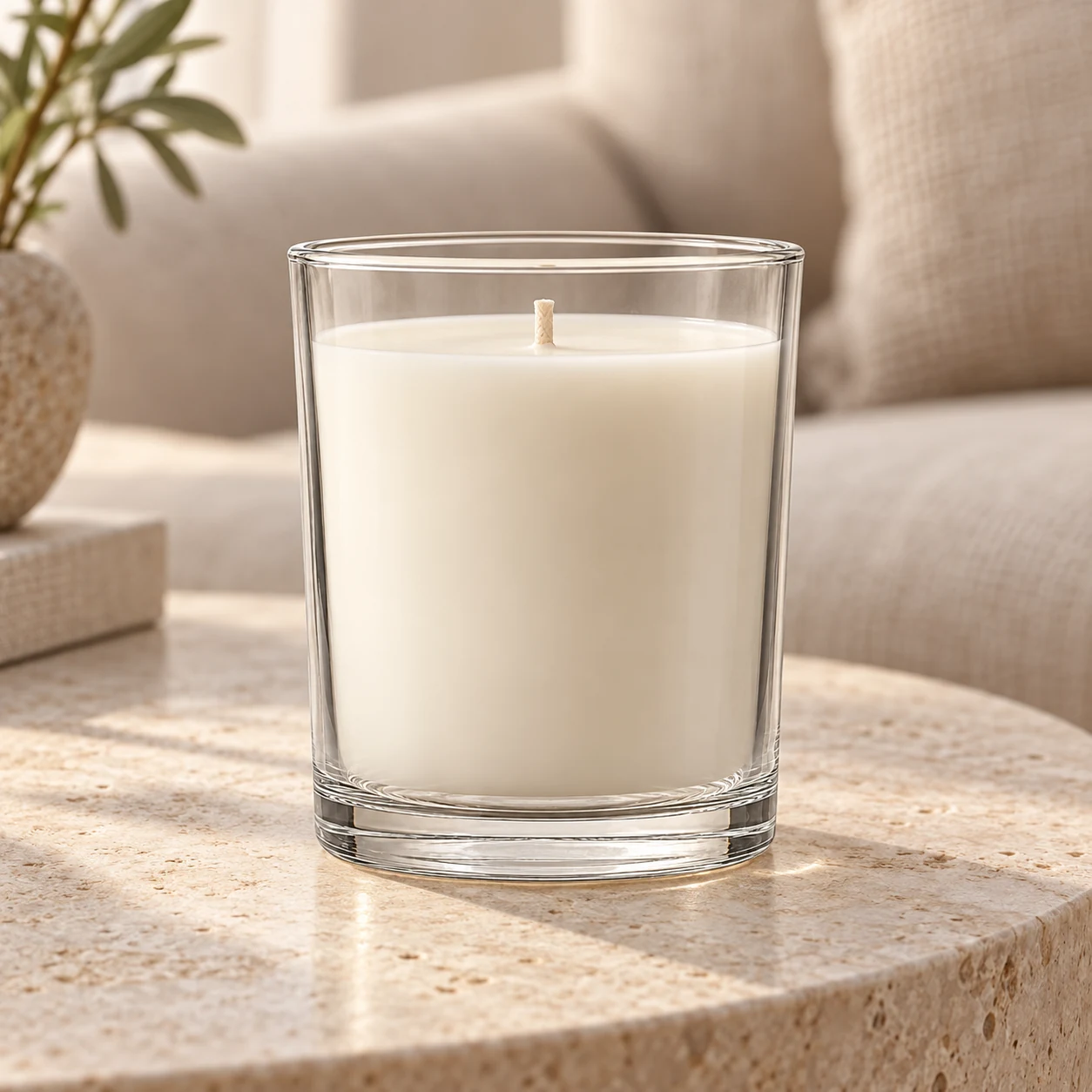 210ml Straight-Sided Glass Candle Jar (VSS-CJ-013) — lifestyle