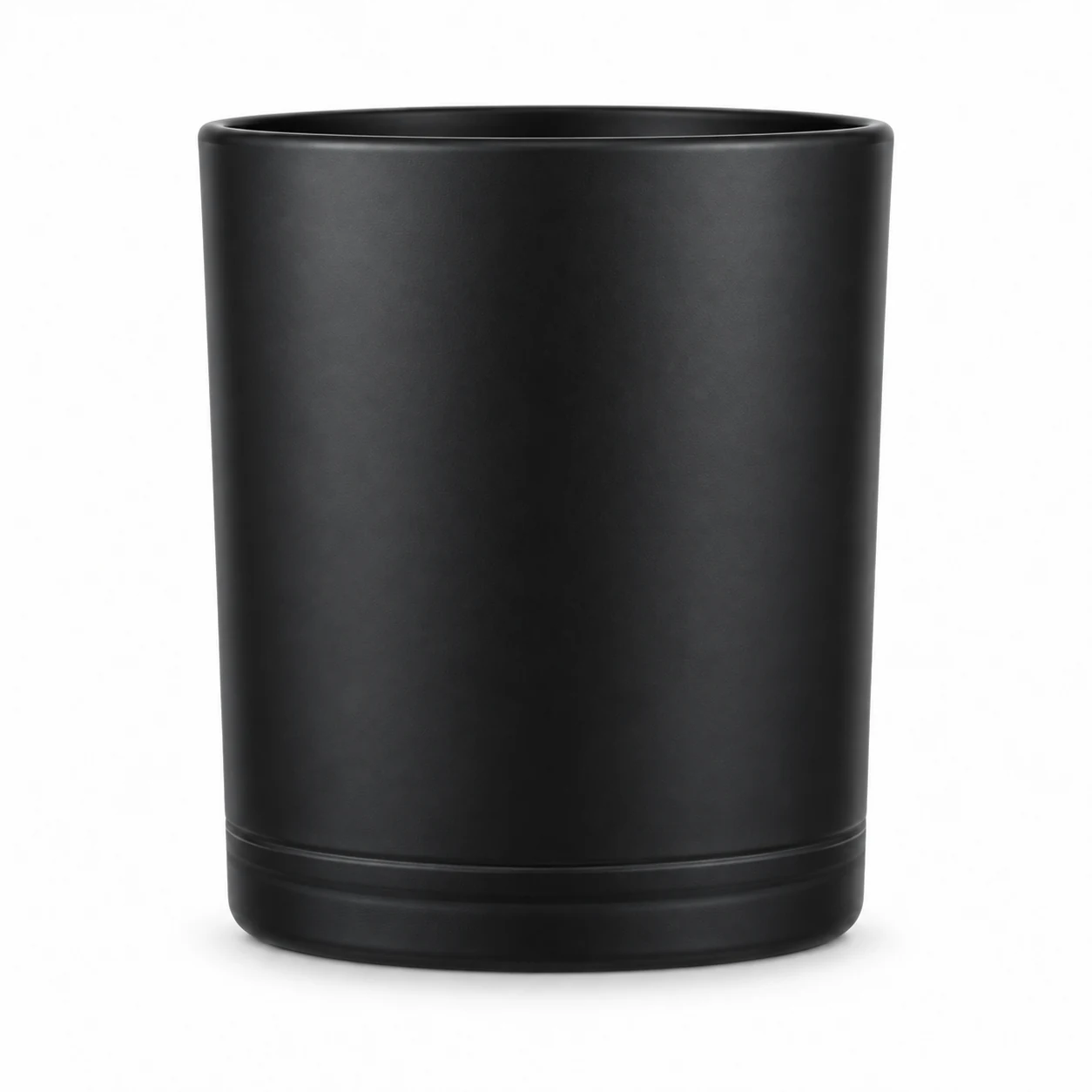 315ml Straight-Sided Glass Candle Jar (VSS-CJ-014) — black