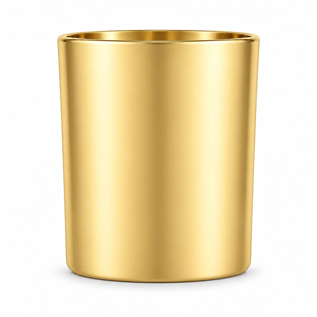 315ml Straight-Sided Glass Candle Jar (VSS-CJ-014) — gold