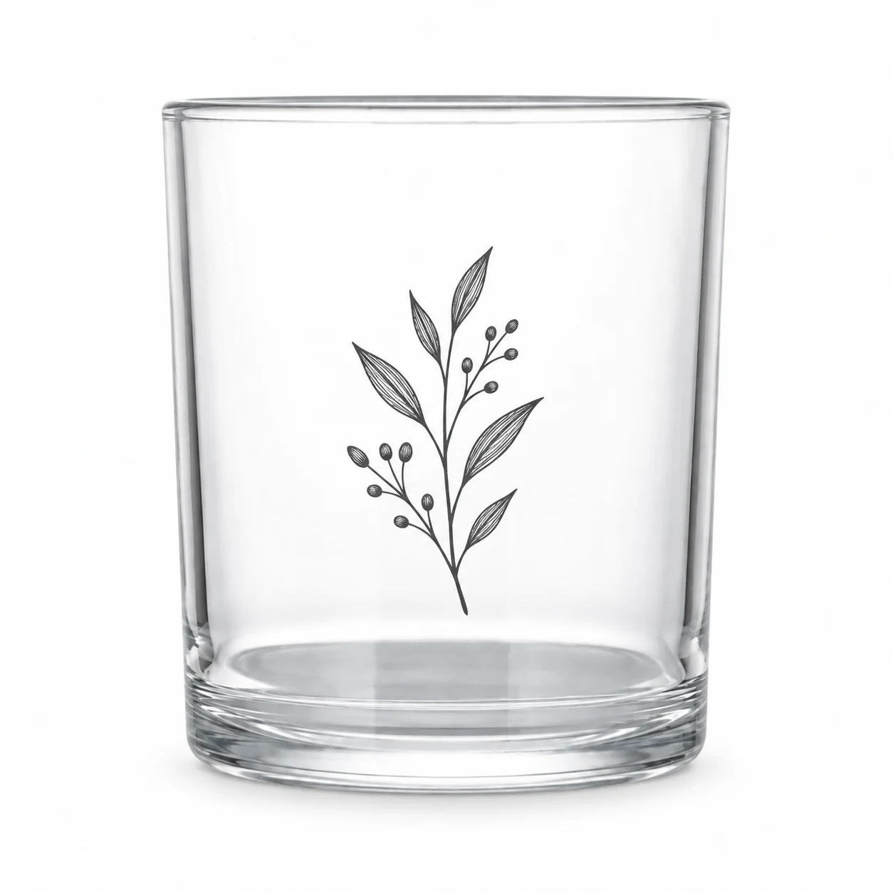 315ml Straight-Sided Glass Candle Jar (VSS-CJ-014) — screen printing