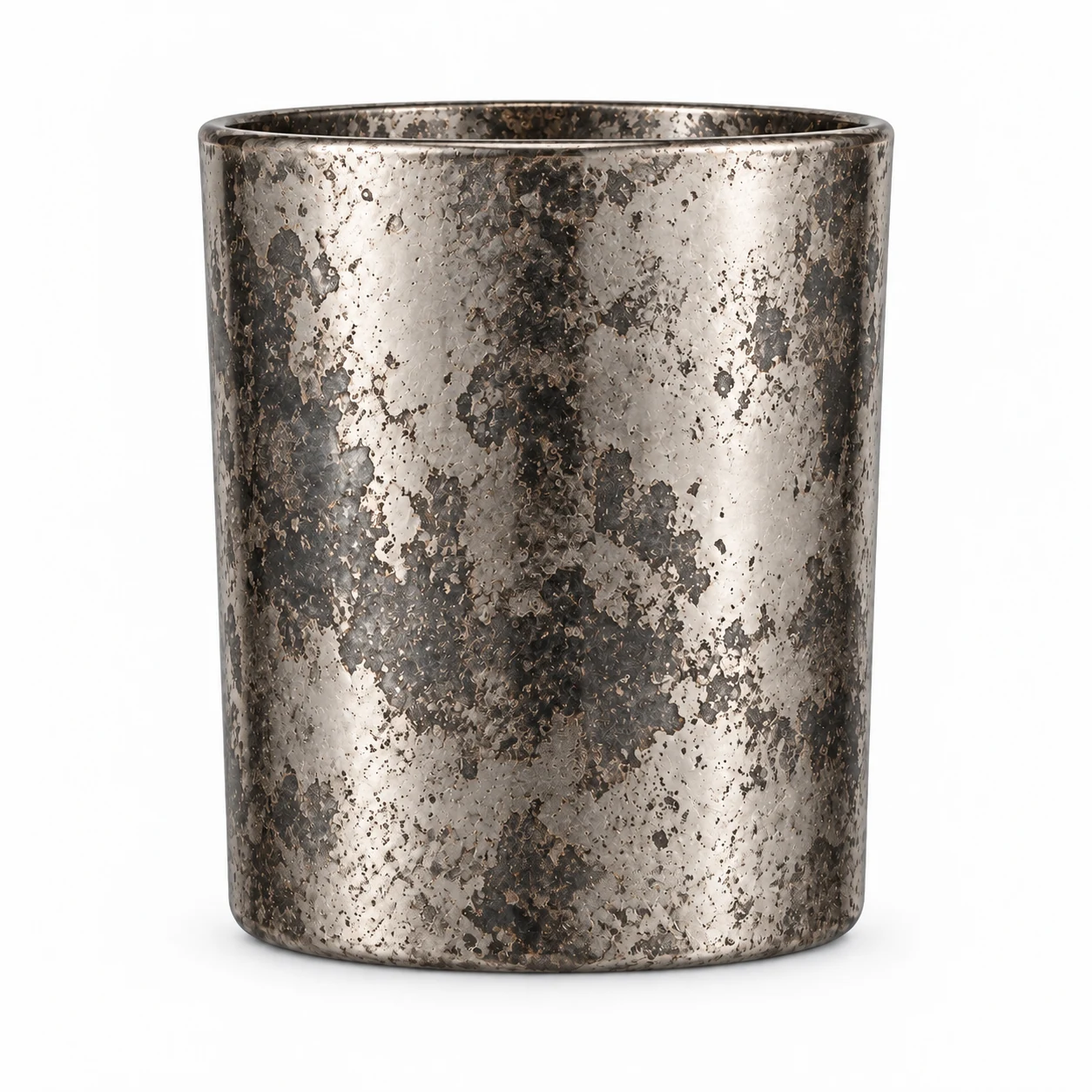 315ml Straight-Sided Glass Candle Jar (VSS-CJ-014) — silver corroded