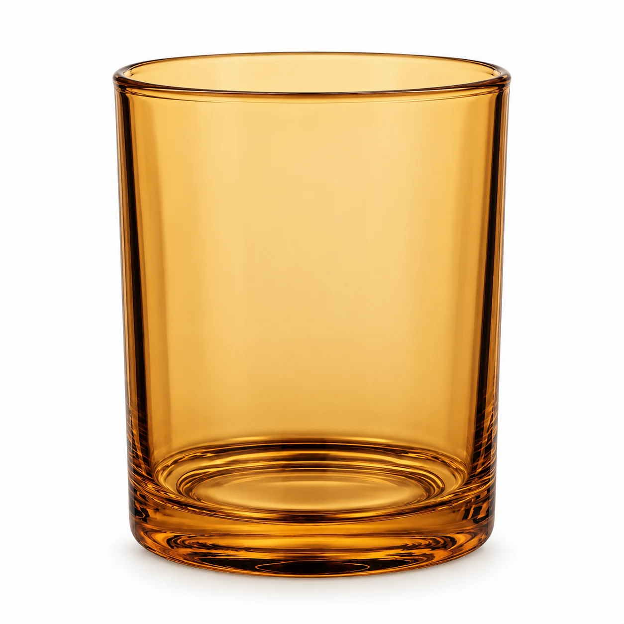 430ml Straight-Sided Glass Candle Jar (VSS-CJ-015) — amber