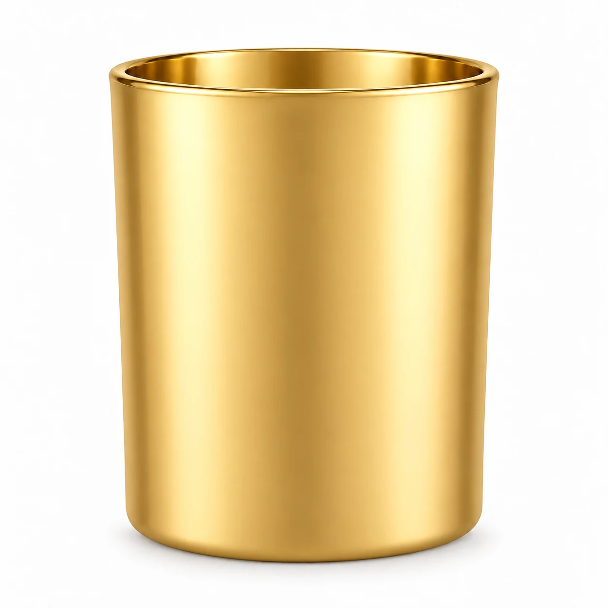 430ml Straight-Sided Glass Candle Jar (VSS-CJ-015) — gold