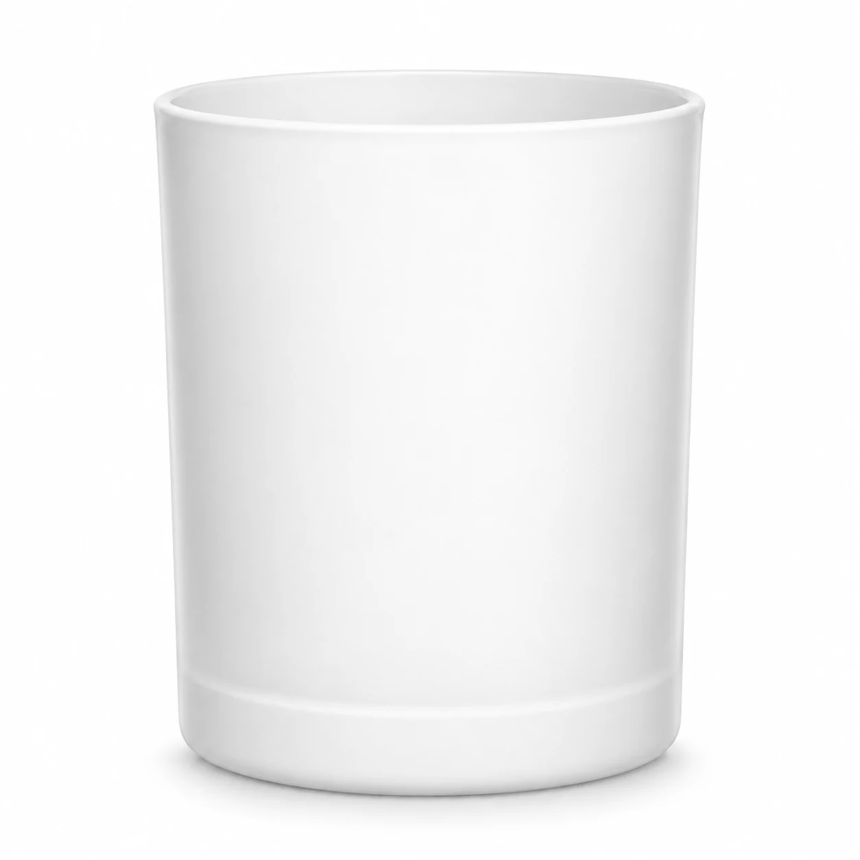430ml Straight-Sided Glass Candle Jar (VSS-CJ-015) — white