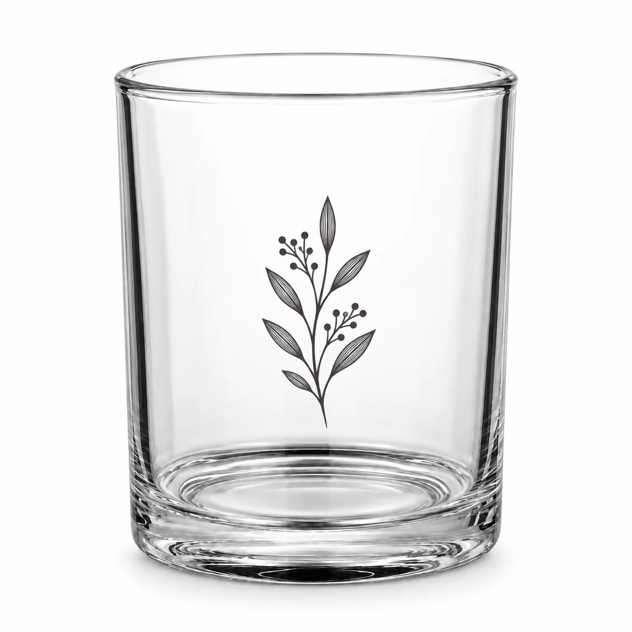 430ml Straight-Sided Glass Candle Jar (VSS-CJ-015) — screen printing