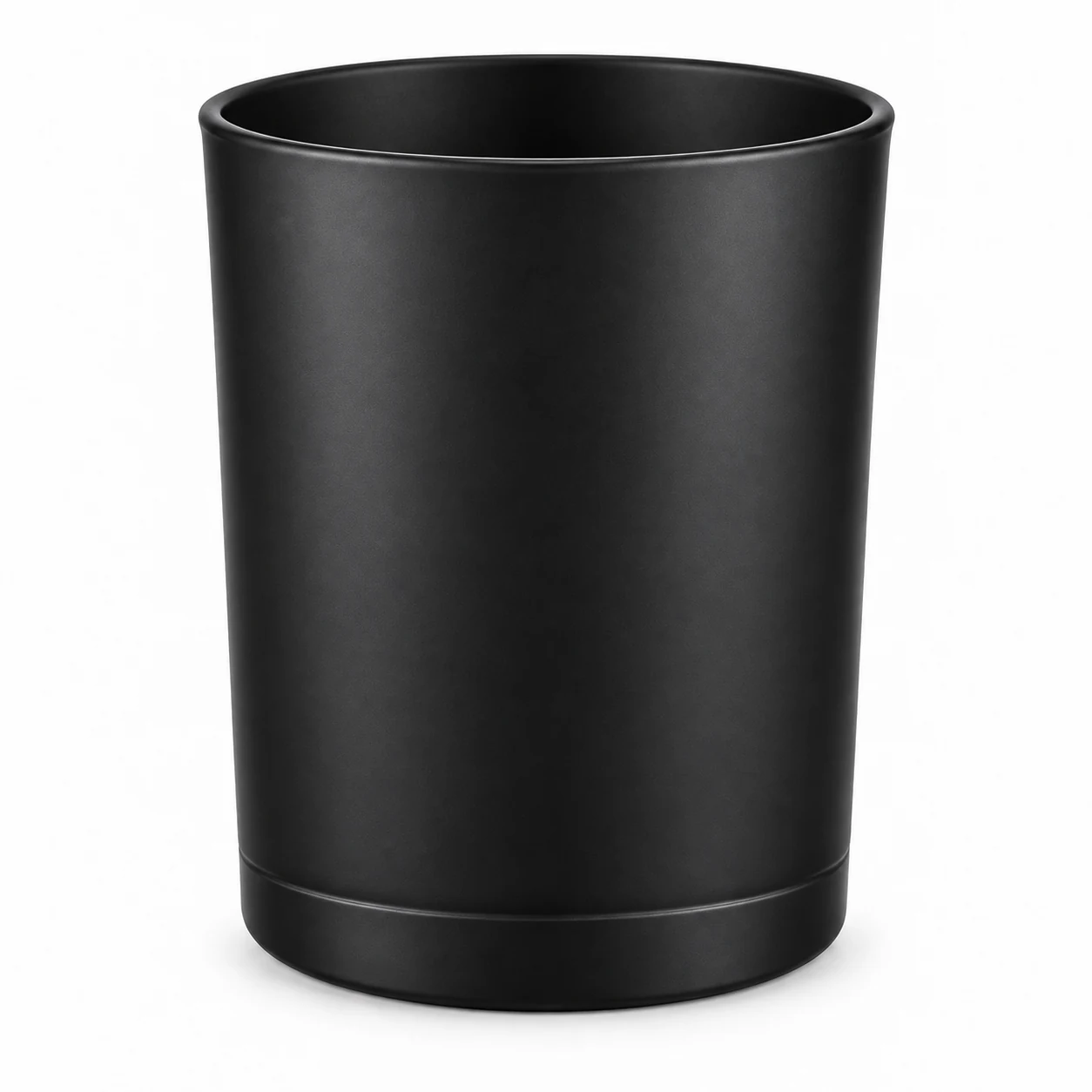 690ml Straight-Sided Glass Candle Jar (VSS-CJ-016) — matte black