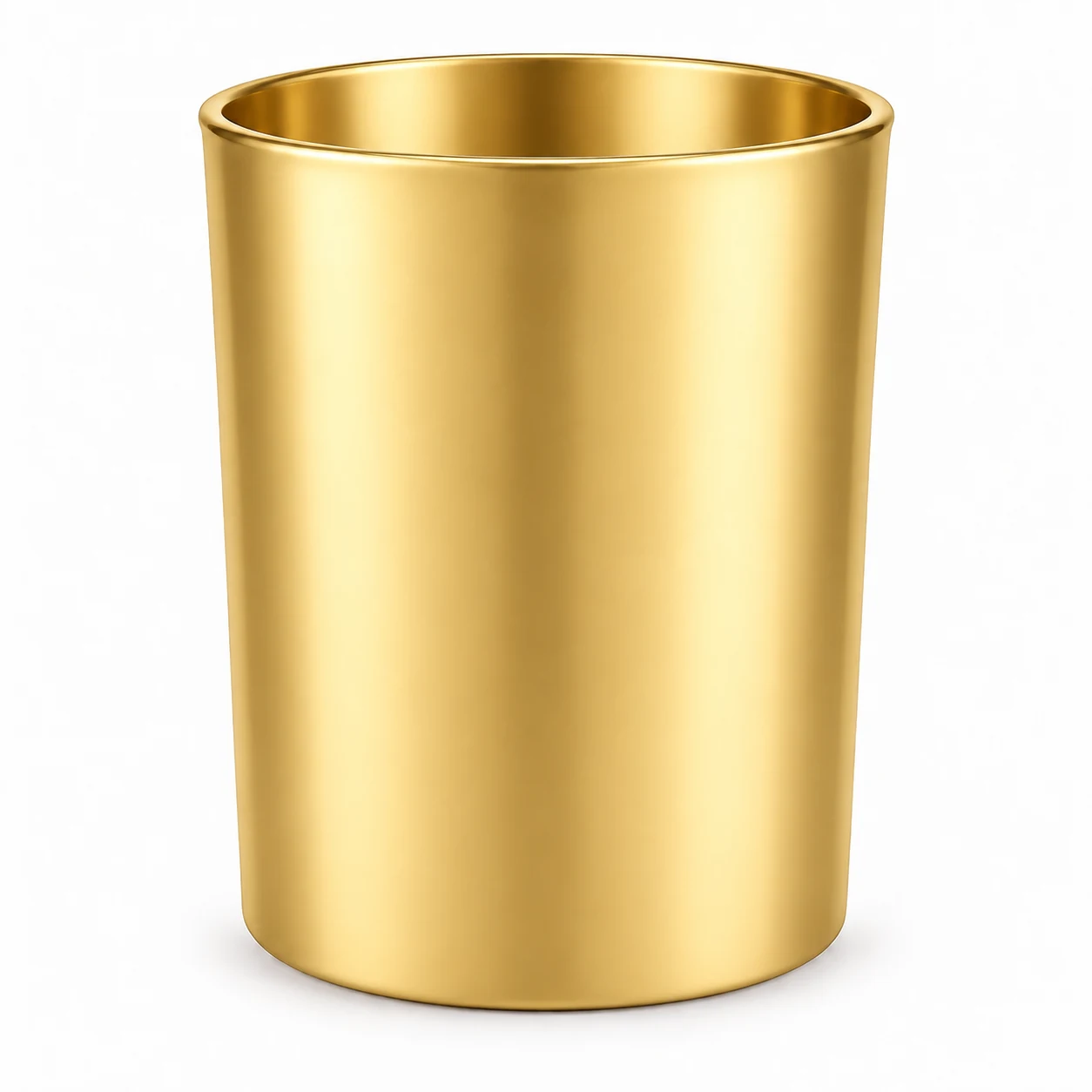 690ml Straight-Sided Glass Candle Jar (VSS-CJ-016) — gold
