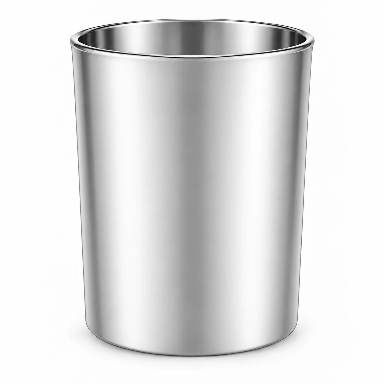 690ml Straight-Sided Glass Candle Jar (VSS-CJ-016) — silver