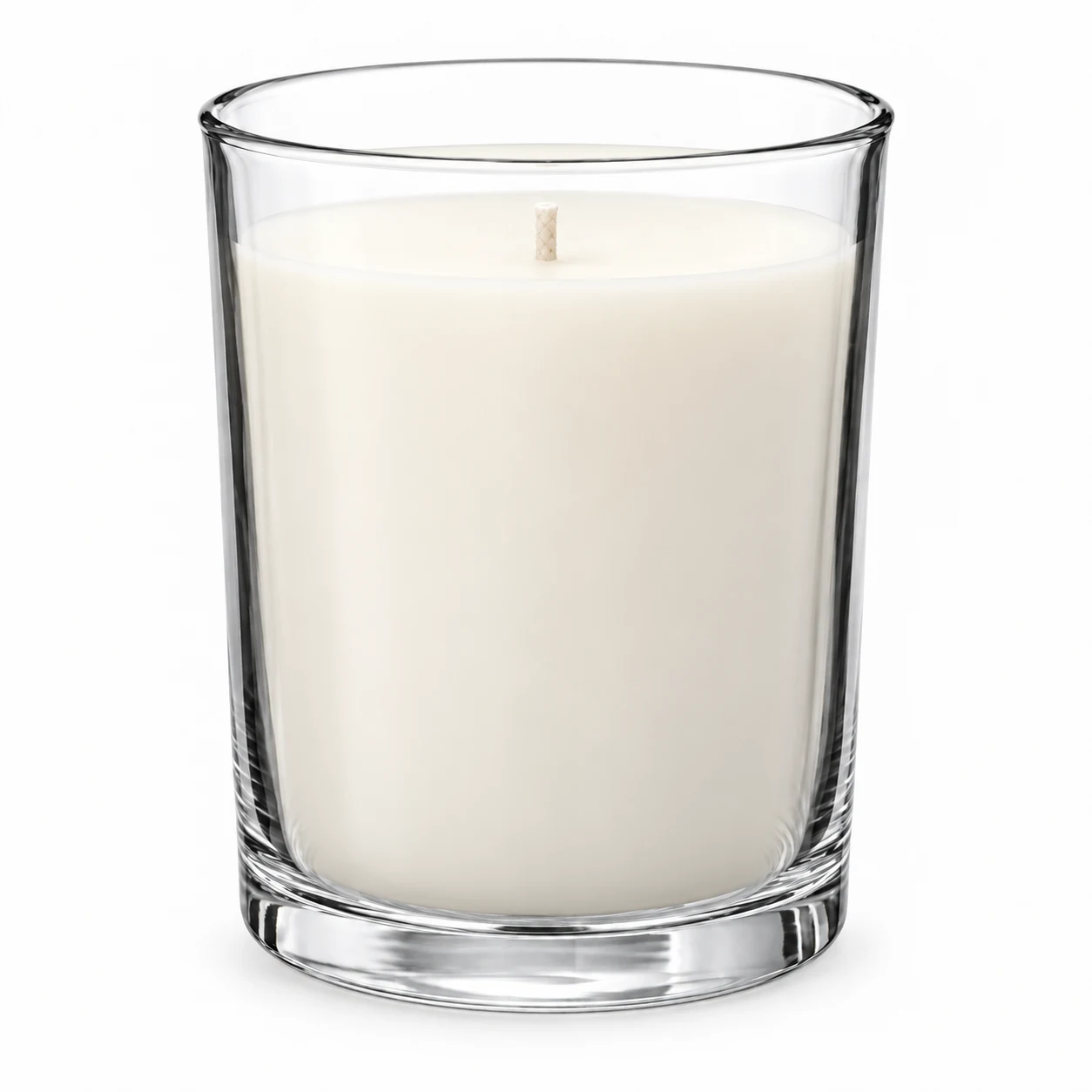690ml Straight-Sided Glass Candle Jar (VSS-CJ-016) — clear wax