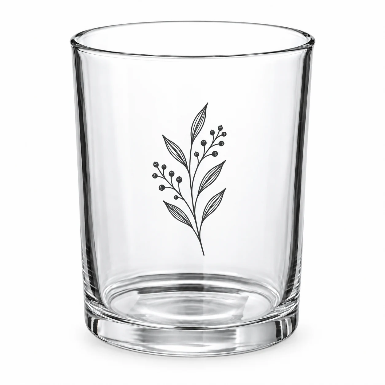 690ml Straight-Sided Glass Candle Jar (VSS-CJ-016) — screen printing