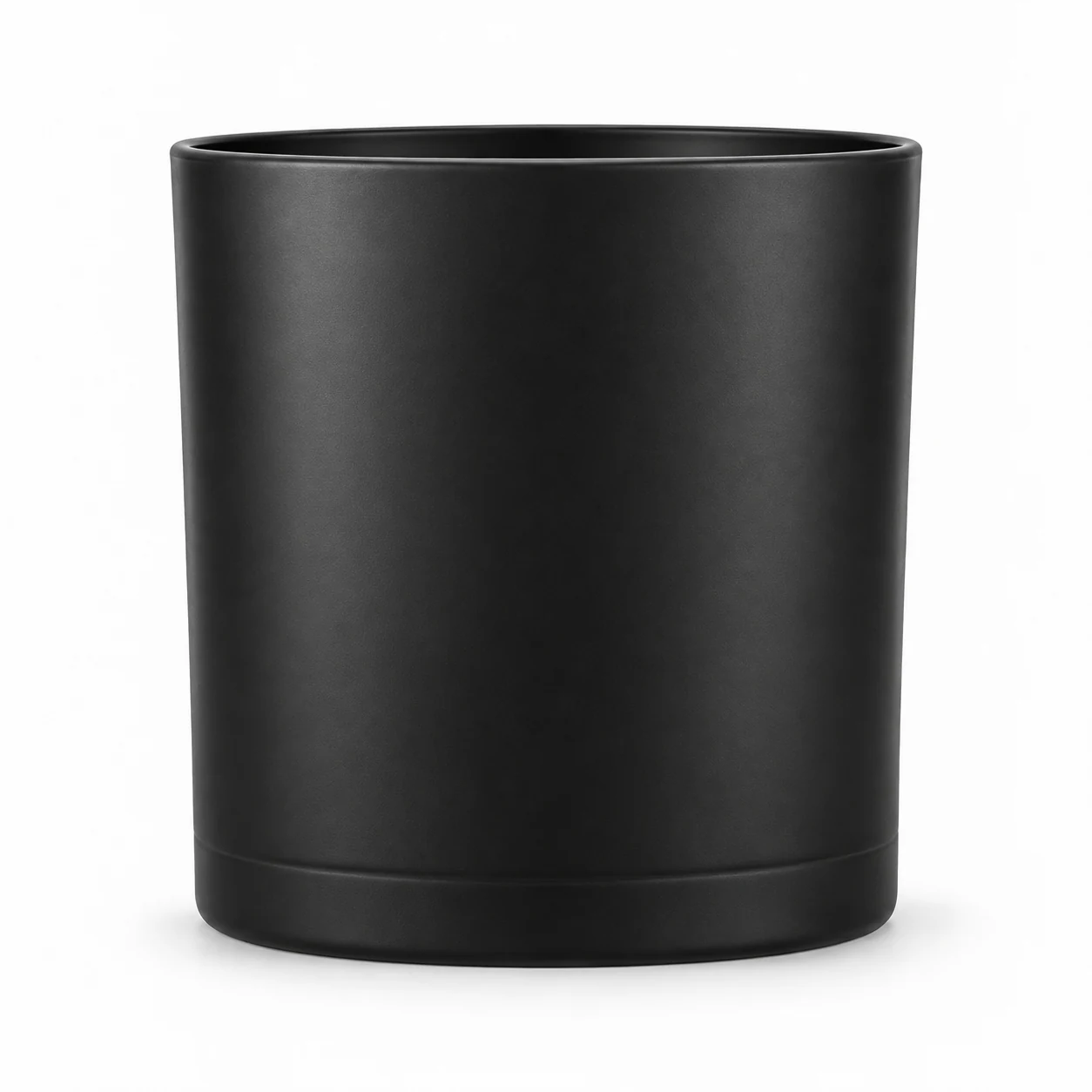 550ml Straight-Sided Glass Candle Jar (VSS-CJ-017) — black