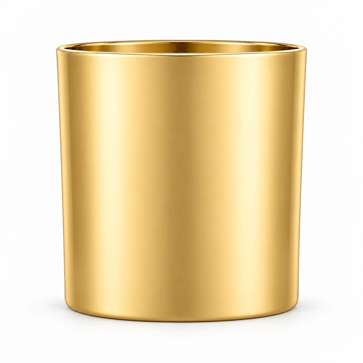 550ml Straight-Sided Glass Candle Jar (VSS-CJ-017) — gold