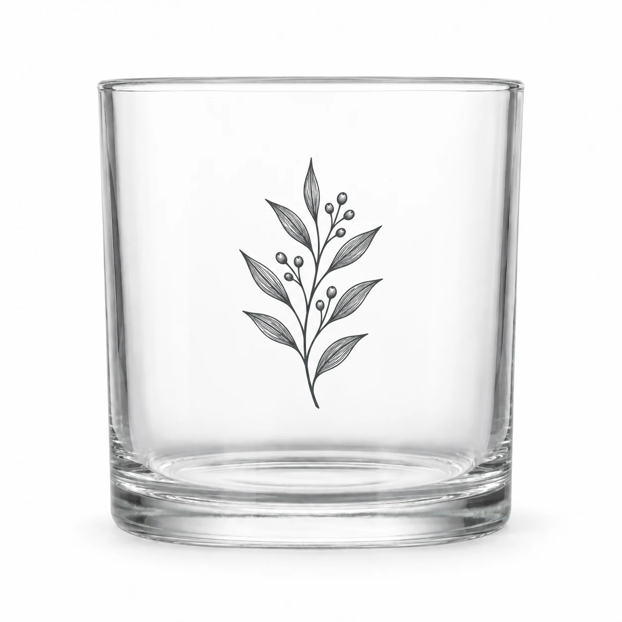 550ml Straight-Sided Glass Candle Jar (VSS-CJ-017) — screen printing