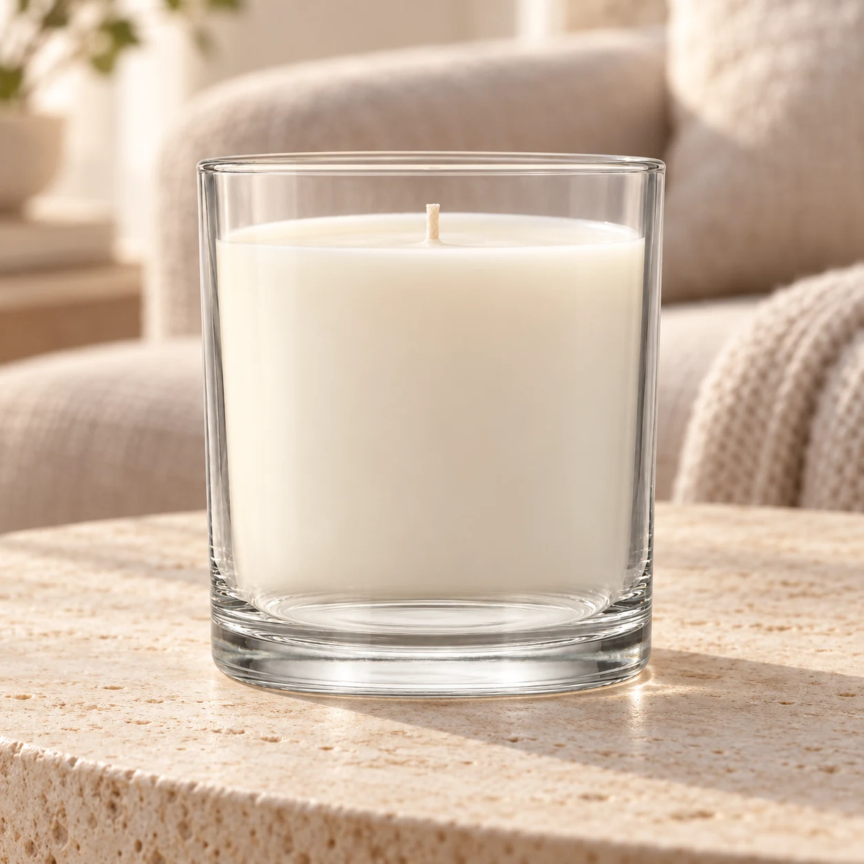 550ml Straight-Sided Glass Candle Jar (VSS-CJ-017) — lifestyle