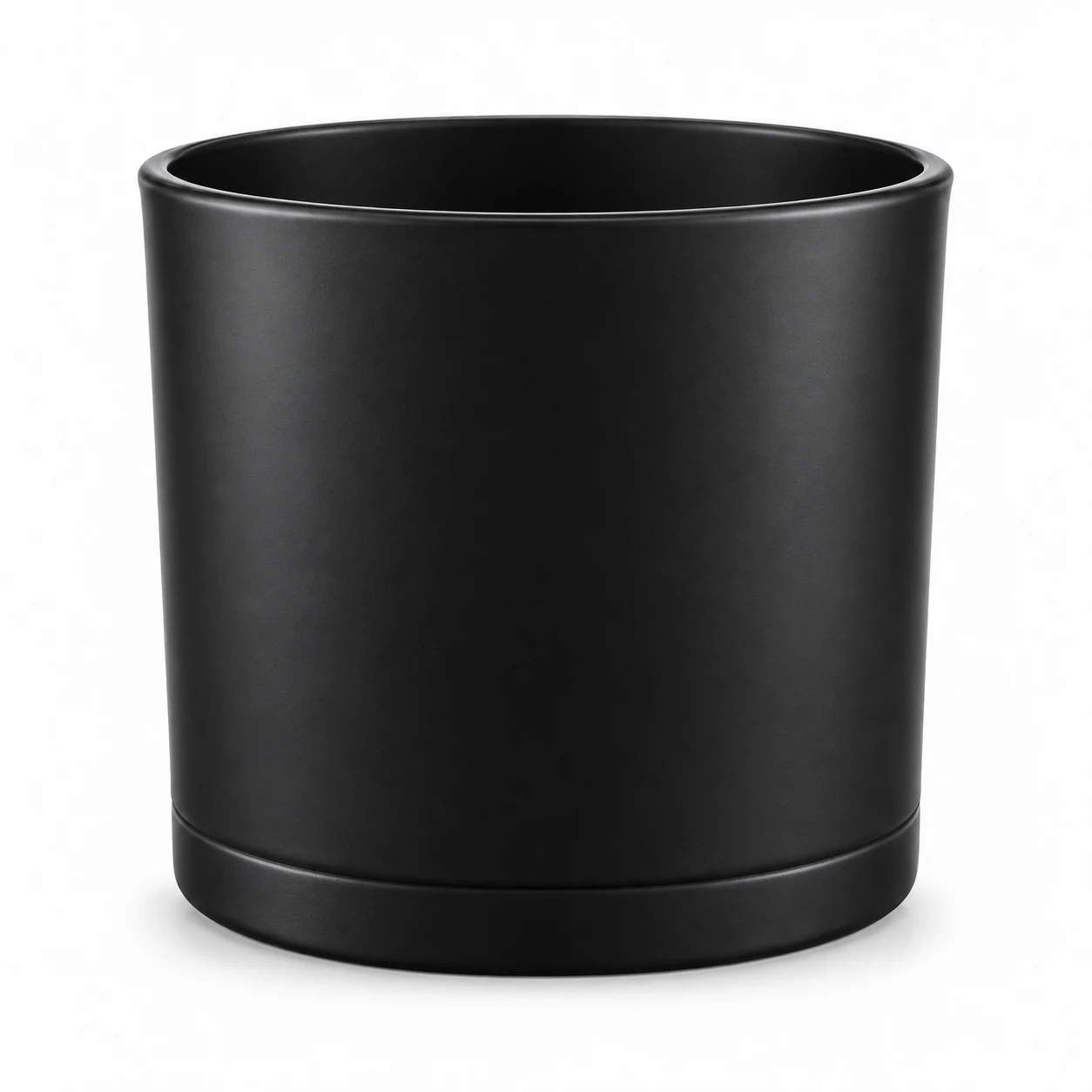 930ml Straight-Sided Glass Candle Jar (VSS-CJ-018) — black