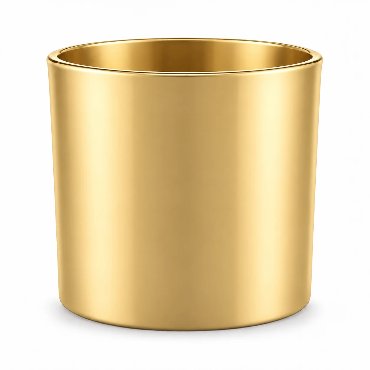 930ml Straight-Sided Glass Candle Jar (VSS-CJ-018) — gold