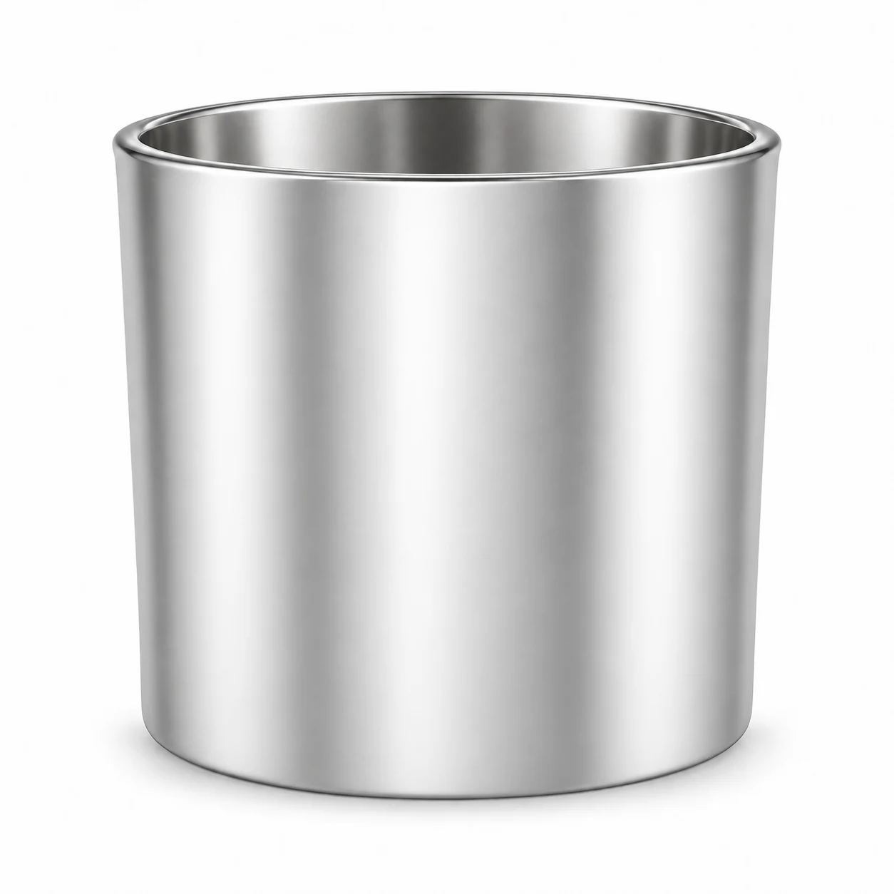 930ml Straight-Sided Glass Candle Jar (VSS-CJ-018) — silver
