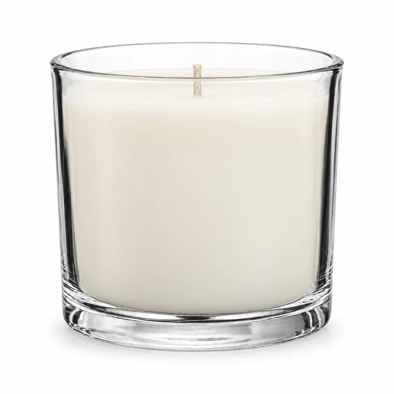 930ml Straight-Sided Glass Candle Jar (VSS-CJ-018) — clear wax