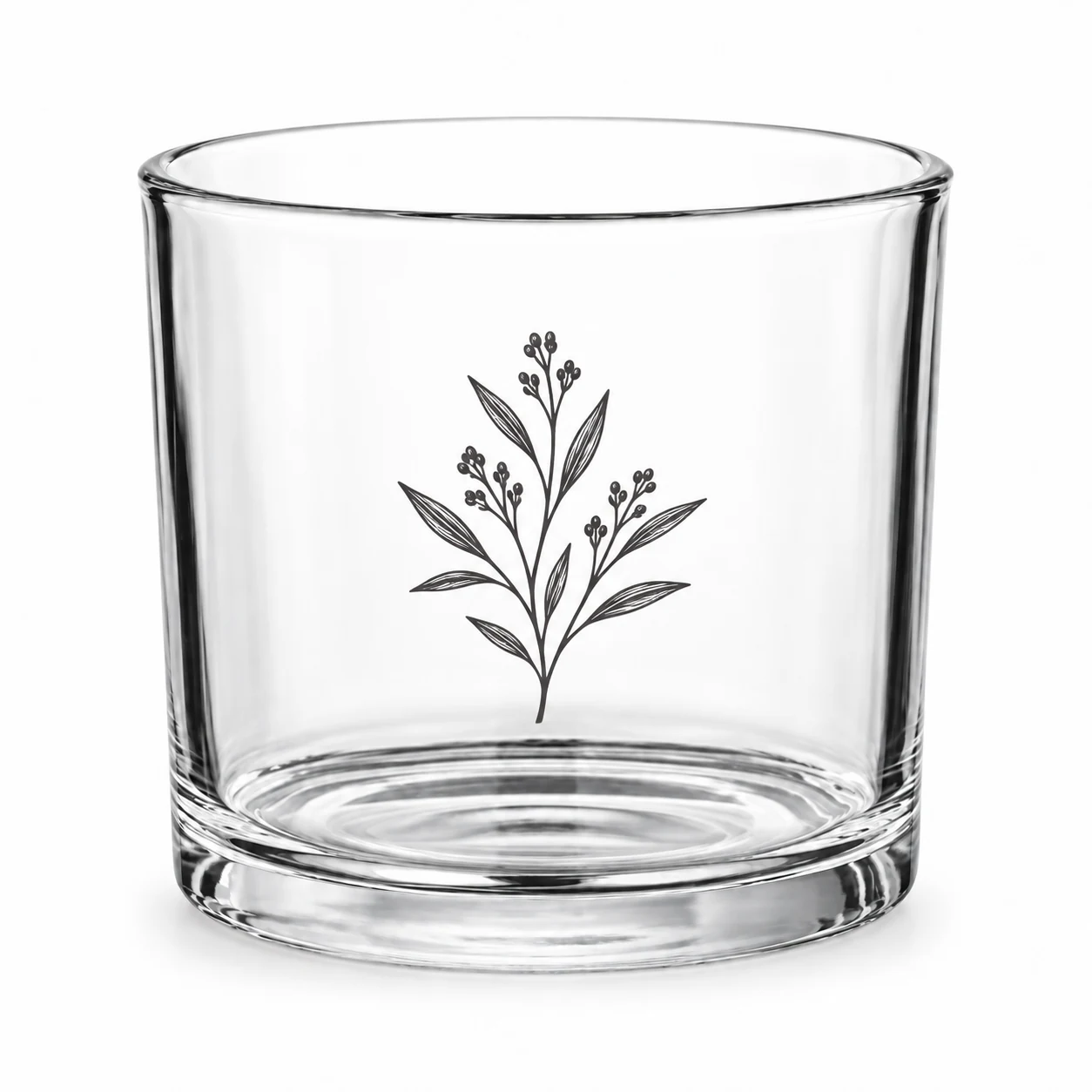 930ml Straight-Sided Glass Candle Jar (VSS-CJ-018) — screen printing