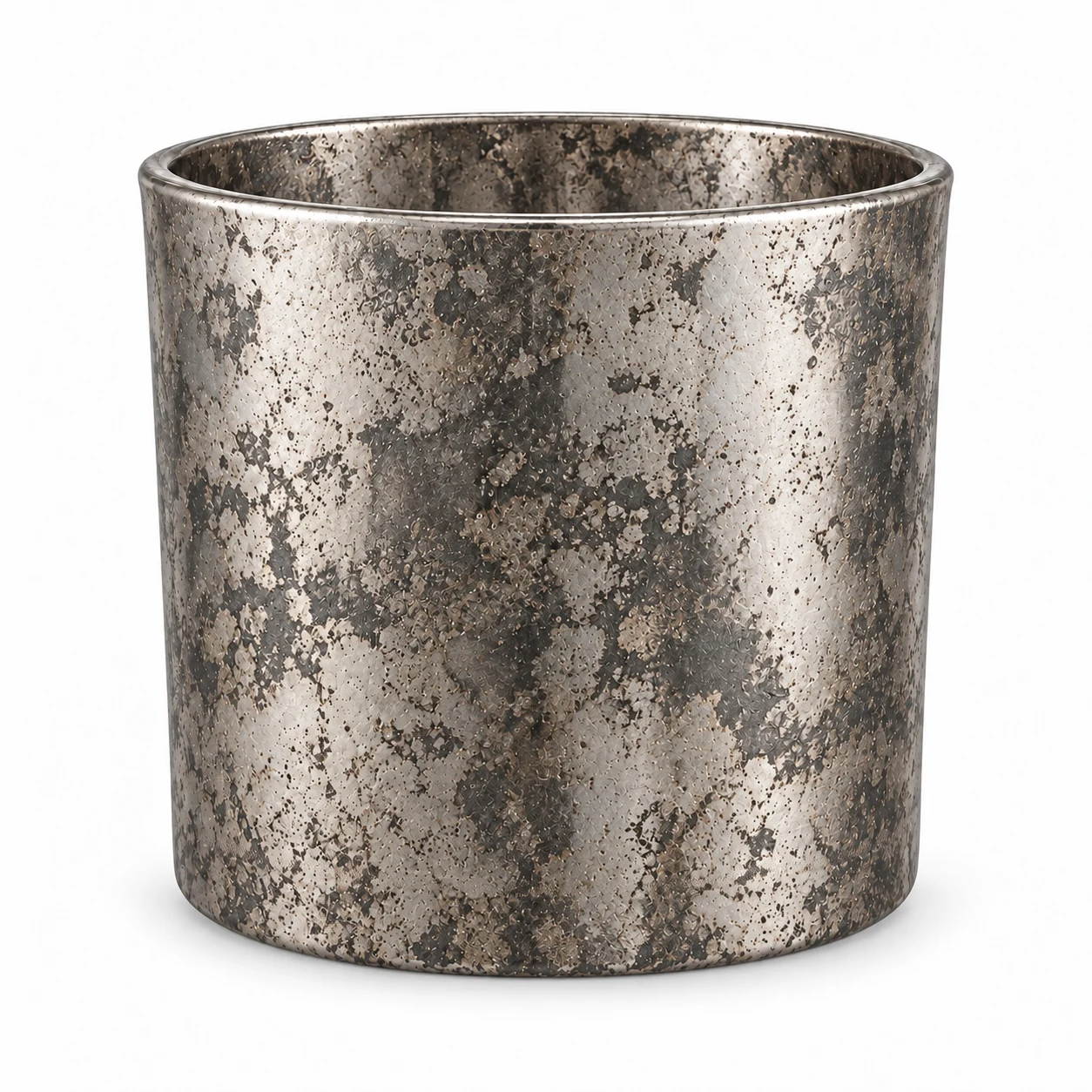 930ml Straight-Sided Glass Candle Jar (VSS-CJ-018) — silver corroded