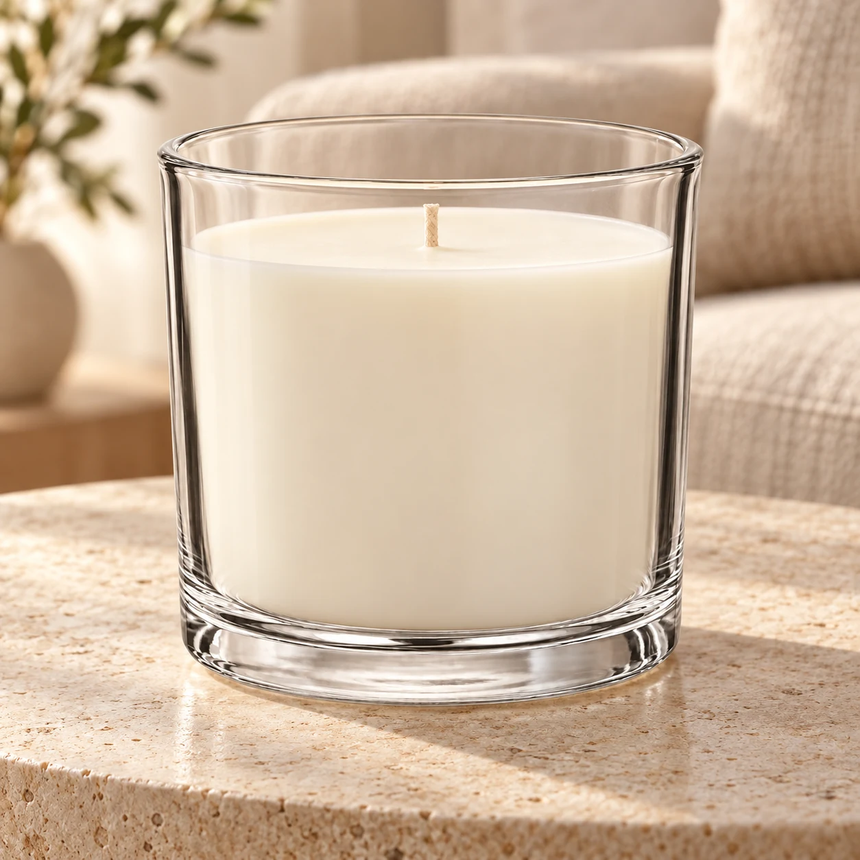 930ml Straight-Sided Glass Candle Jar (VSS-CJ-018) — lifestyle