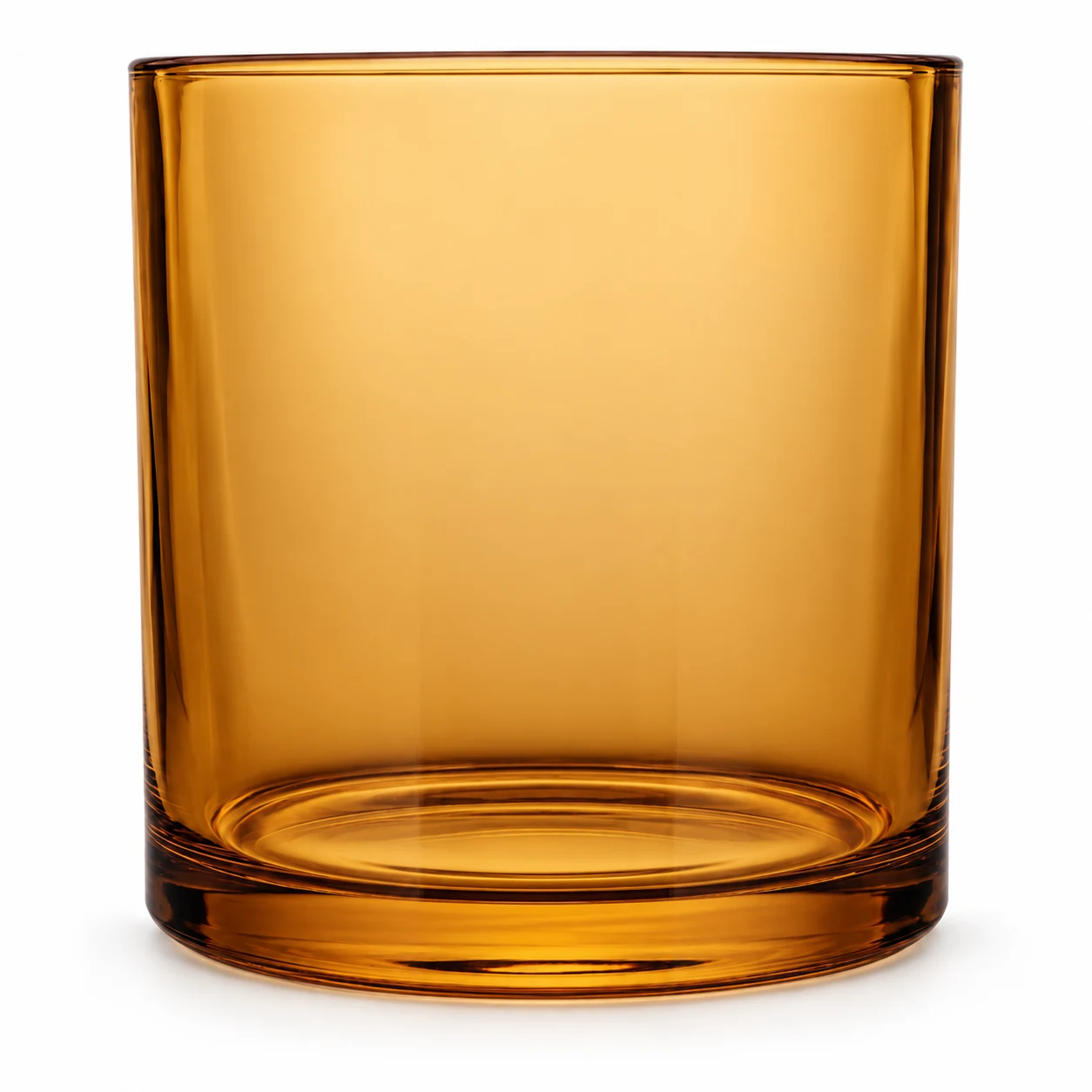 1950ml Straight-Sided Glass Candle Jar (VSS-CJ-019) — amber
