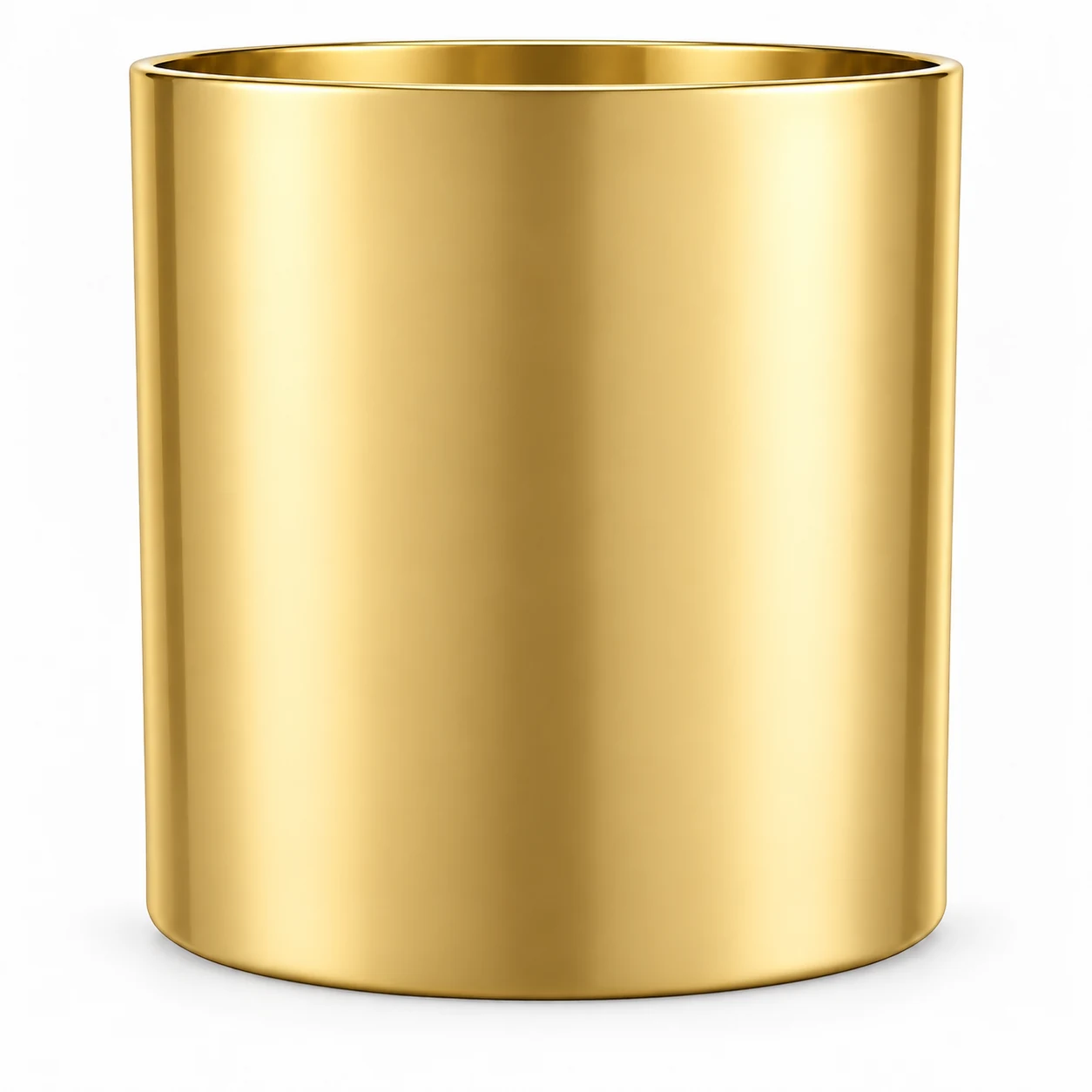 1950ml Straight-Sided Glass Candle Jar (VSS-CJ-019) — gold