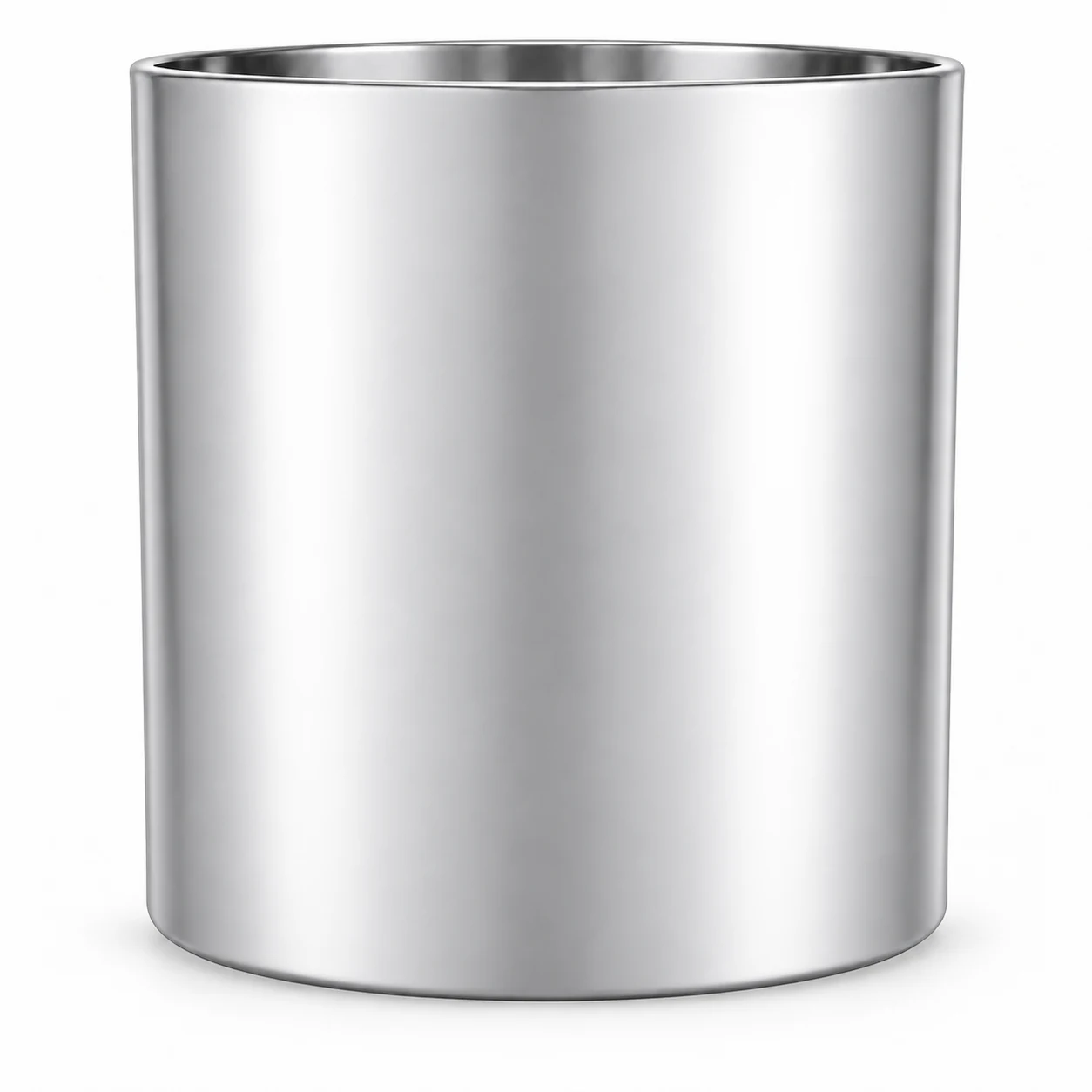 1950ml Straight-Sided Glass Candle Jar (VSS-CJ-019) — silver